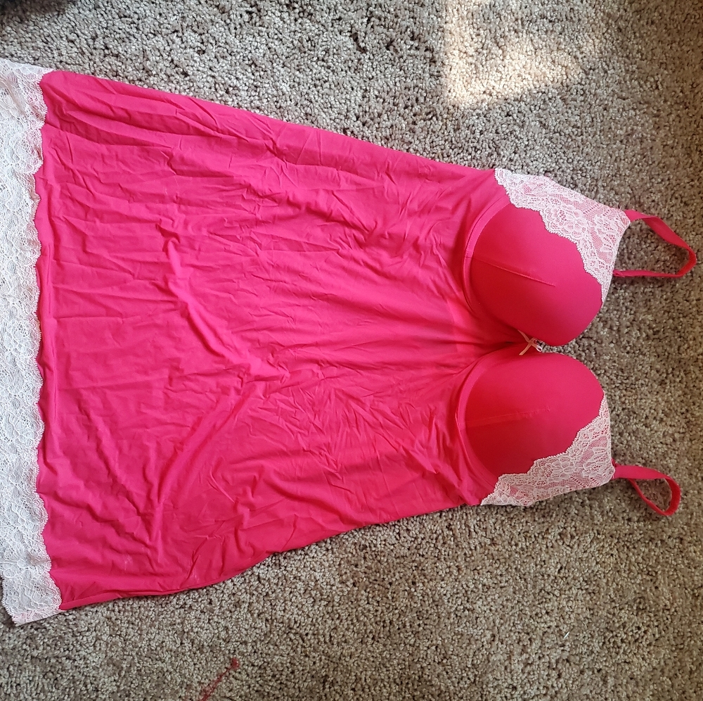 NWT, hot pink Victoria Secret babydoll